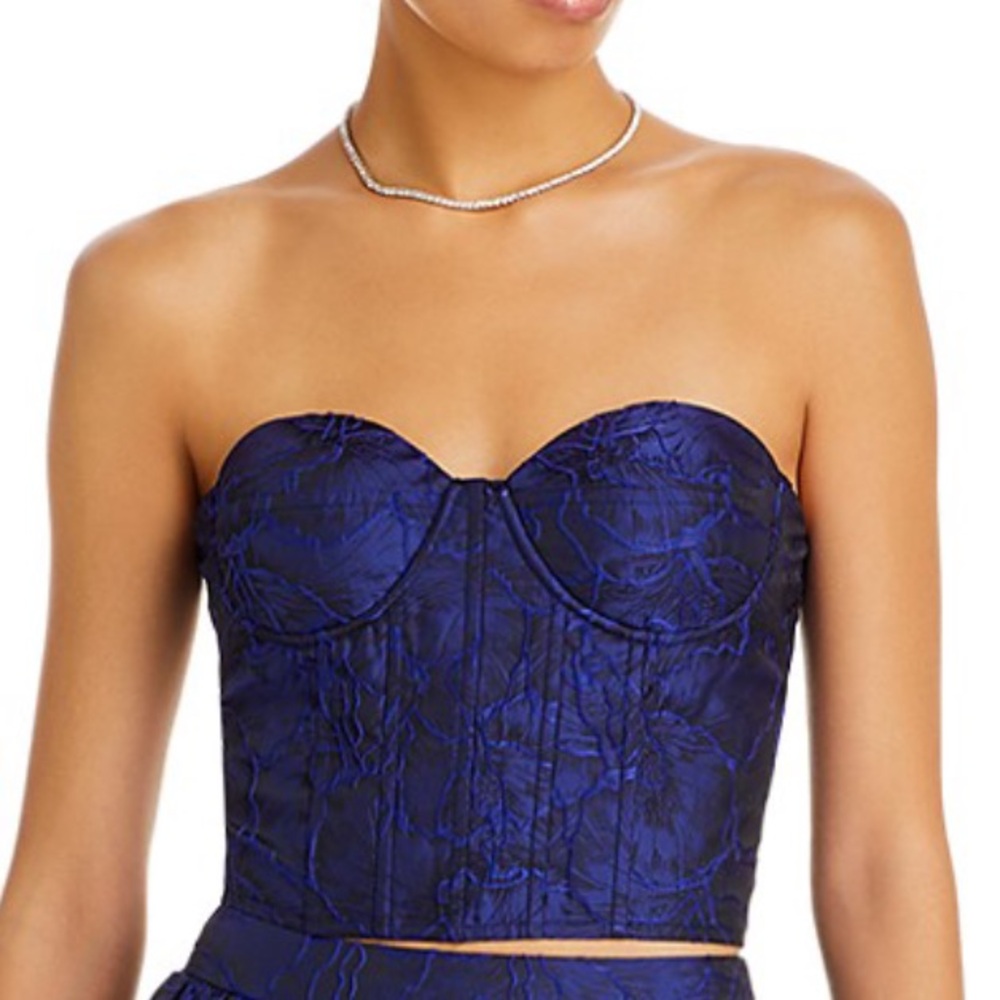 Aqua Midnight Blue Mini Skirt